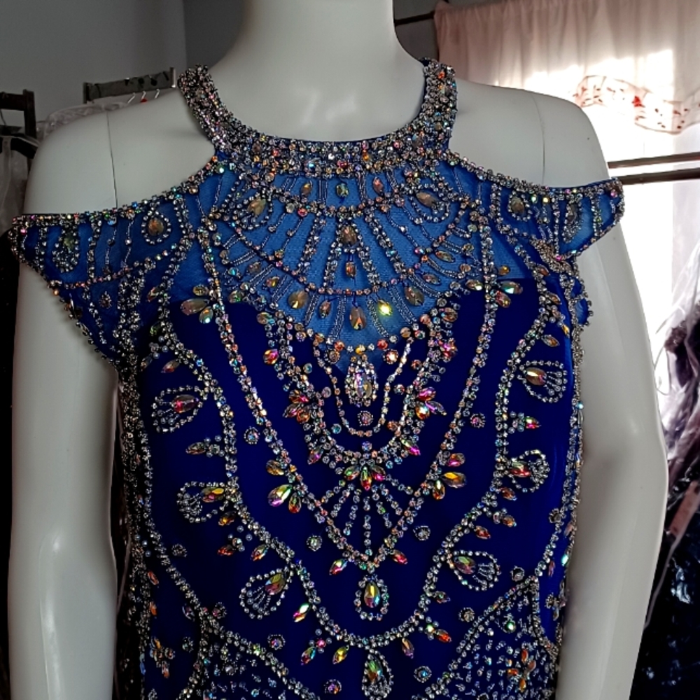 Tiffany royal blue dress